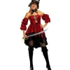 Funidelia Halloween|Disfraces*Disfraz de pirata corsaria elegante para mujer M