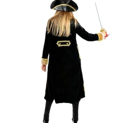 Funidelia Disfraces|Halloween*Disfraz de pirata deluxe para mujer - Colección colonial L