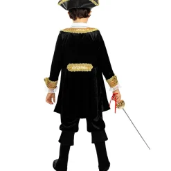 Funidelia Disfraces|Halloween*Disfraz de pirata deluxe para niño- Colección colonial 10-12 años