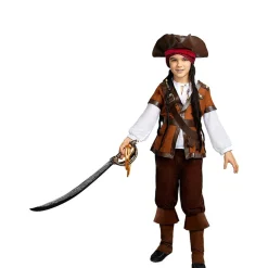 Funidelia Halloween|Disfraces*Disfraz de pirata para niño - Colección Caribe 10-12 años