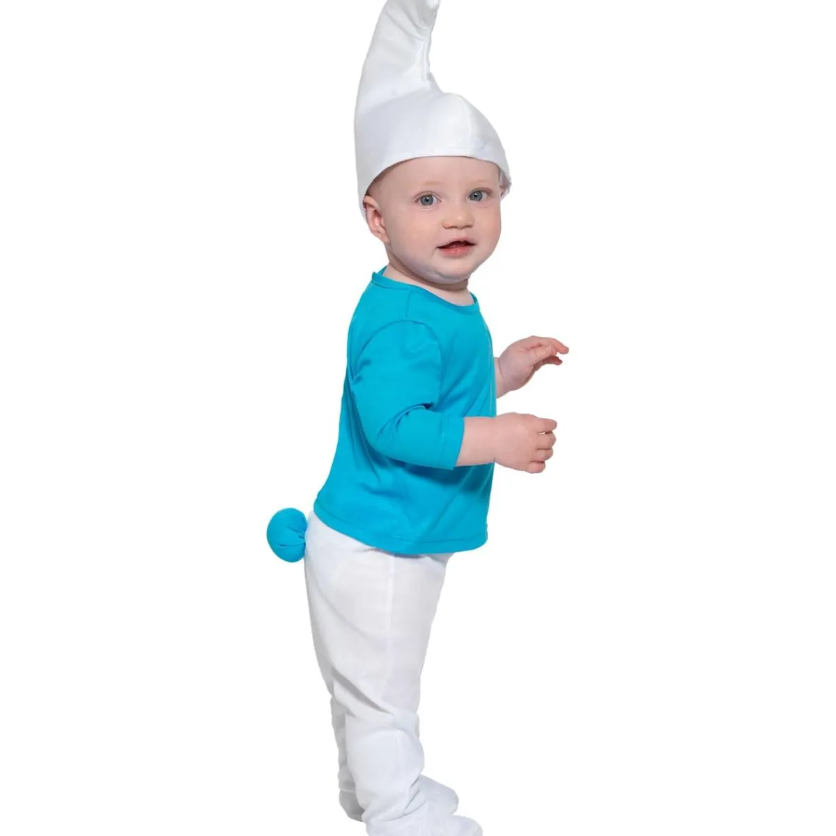 Funidelia Disfraces|Halloween*Disfraz de Pitufo bebé 12–24 meses