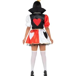 Funidelia Disfraces|Halloween*Disfraz de Reina de corazones para mujer XS