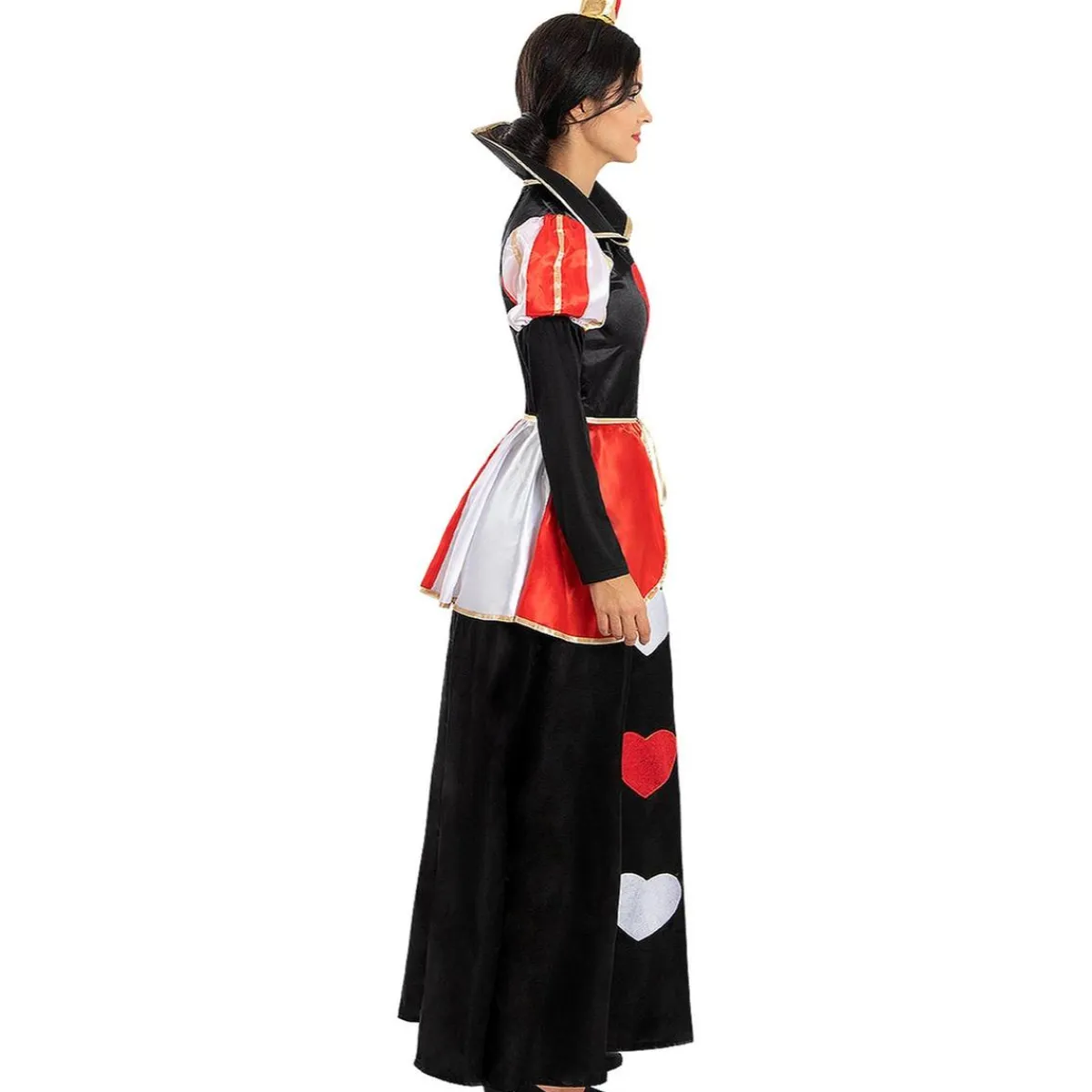 Funidelia Disfraces|Halloween*Disfraz de Reina de corazones clásico para mujer M