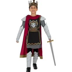 Funidelia Disfraces|Halloween*Disfraz de rey Arturo Deluxe para niño 10-12 años