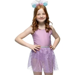 TOYS "R" US Disfraces|Halloween*Disfraz de sirena con falda brillante y tiara ㅤ