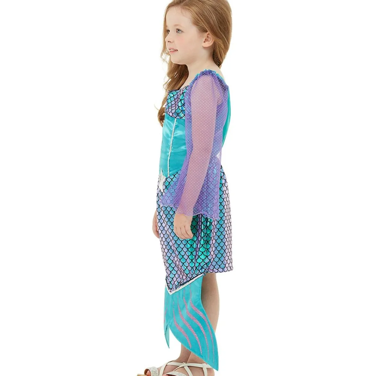 Funidelia Halloween|Disfraces*Disfraz de sirena para niña 7-9 años