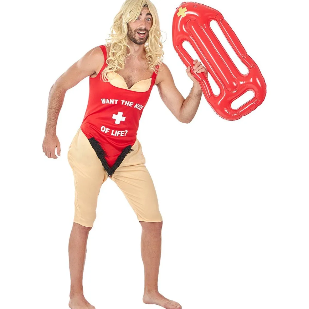 Funidelia Halloween|Disfraces*Disfraz de socorrista para hombre M-L