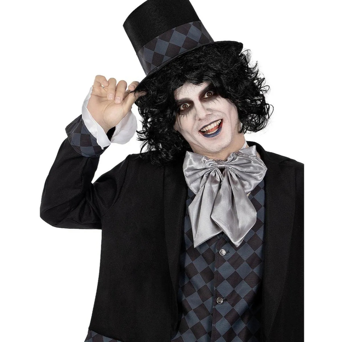 Funidelia Disfraces|Halloween*Disfraz de Sombrerero oscuro para hombre L