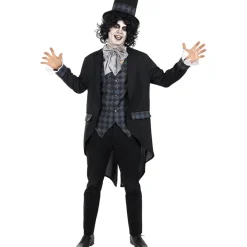 Funidelia Disfraces|Halloween*Disfraz de Sombrerero oscuro para hombre M