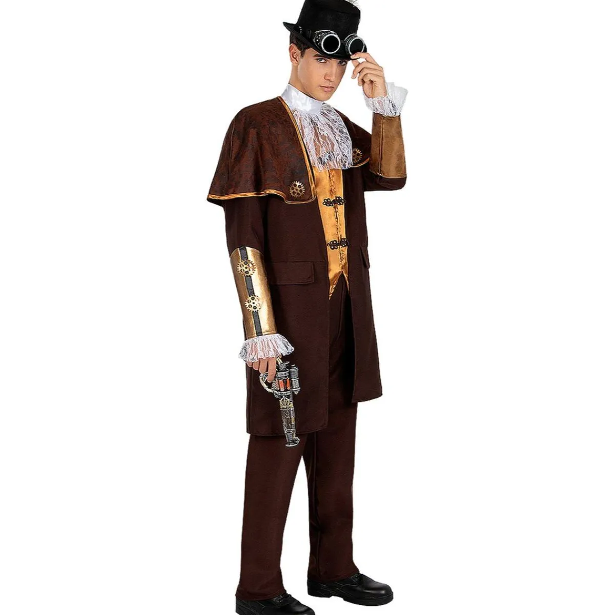 Funidelia Disfraces|Halloween*Disfraz de Steampunk elegante para hombre XXL