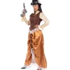 Funidelia Disfraces|Halloween*Disfraz de Steampunk largo para mujer XL