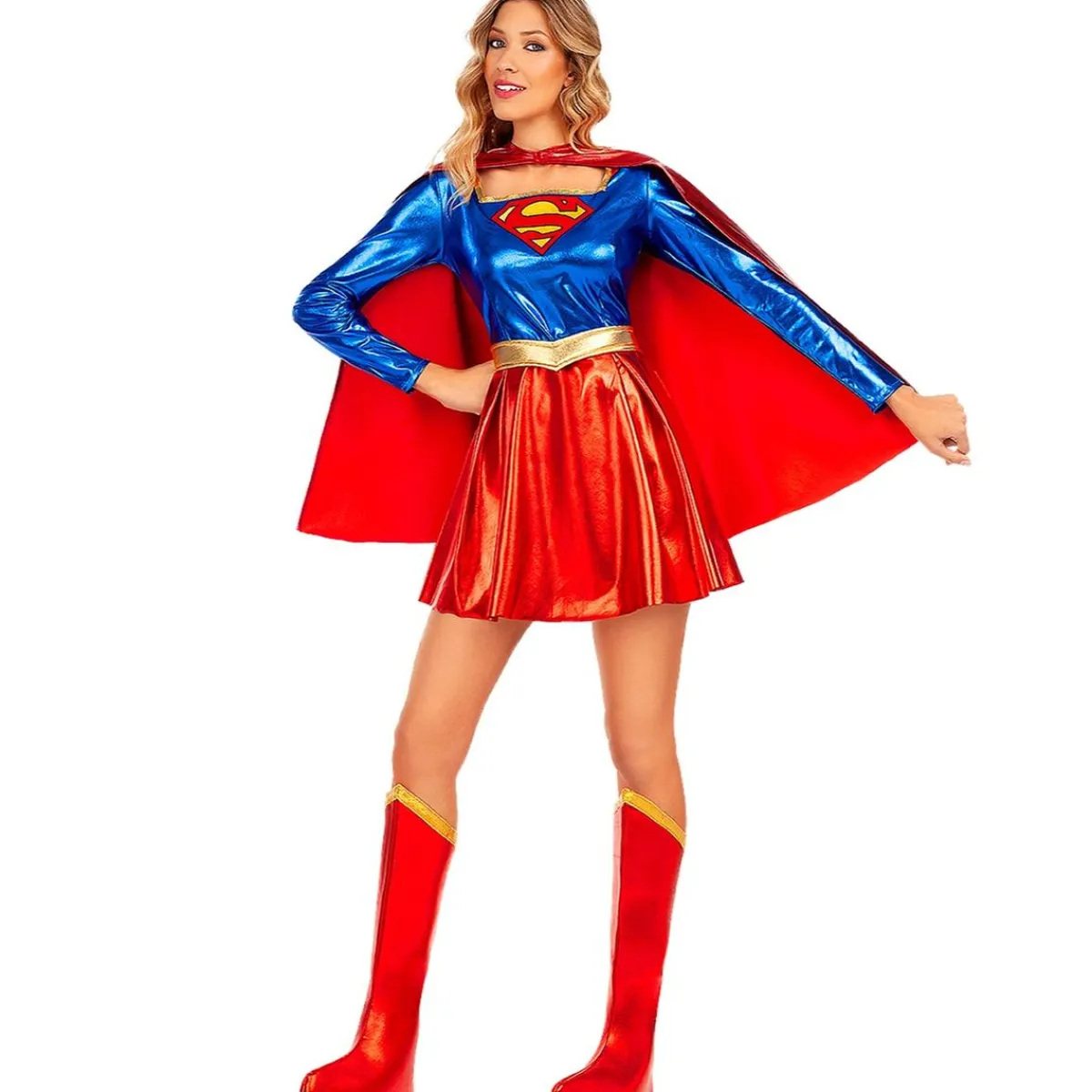Funidelia Disfraces|Halloween*Disfraz de Supergirl sexy XS