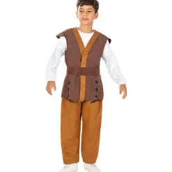 Funidelia Halloween|Disfraces*Disfraz de tabernero medieval para niño 10-12 años