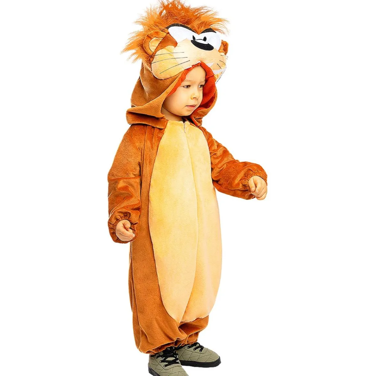 Funidelia Disfraces|Halloween*Disfraz de Taz bebé Looney Tunes 6-12 meses