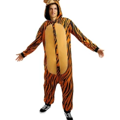 Funidelia Halloween|Disfraces*Disfraz de tigre onesie para adulto S-M
