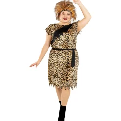 Funidelia Disfraces|Halloween*Disfraz de troglodita para mujer XXXL