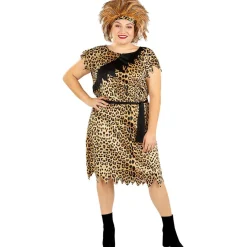 Funidelia Halloween|Disfraces*Disfraz de troglodita para mujer L