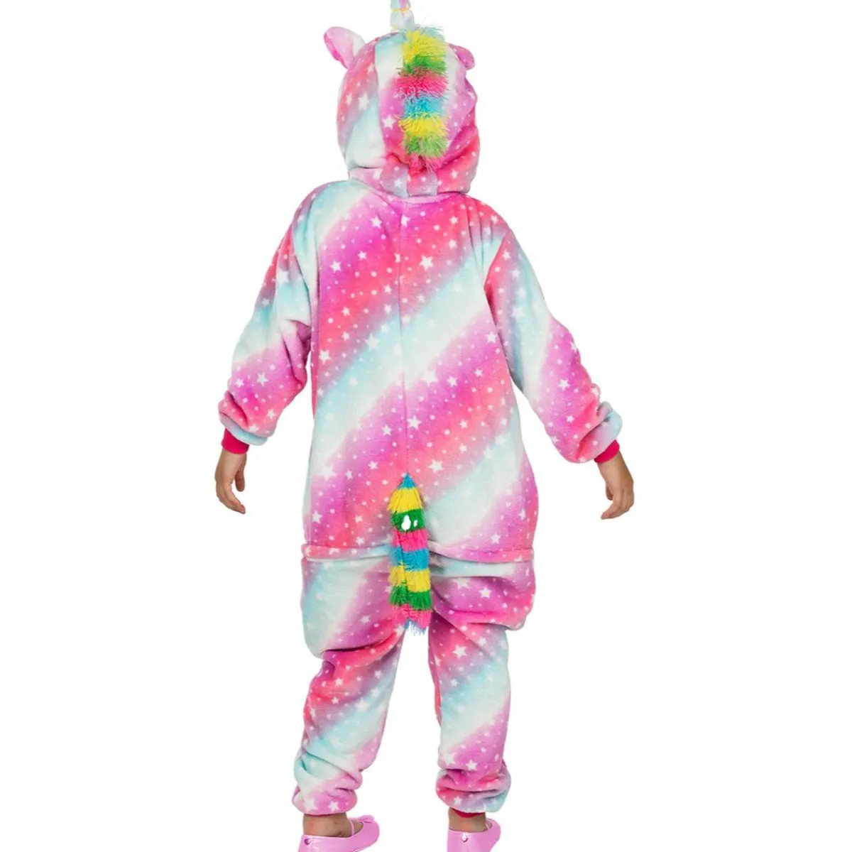 Funidelia Halloween|Disfraces*Disfraz de unicornio multicolor onesie para niños 10-12 años
