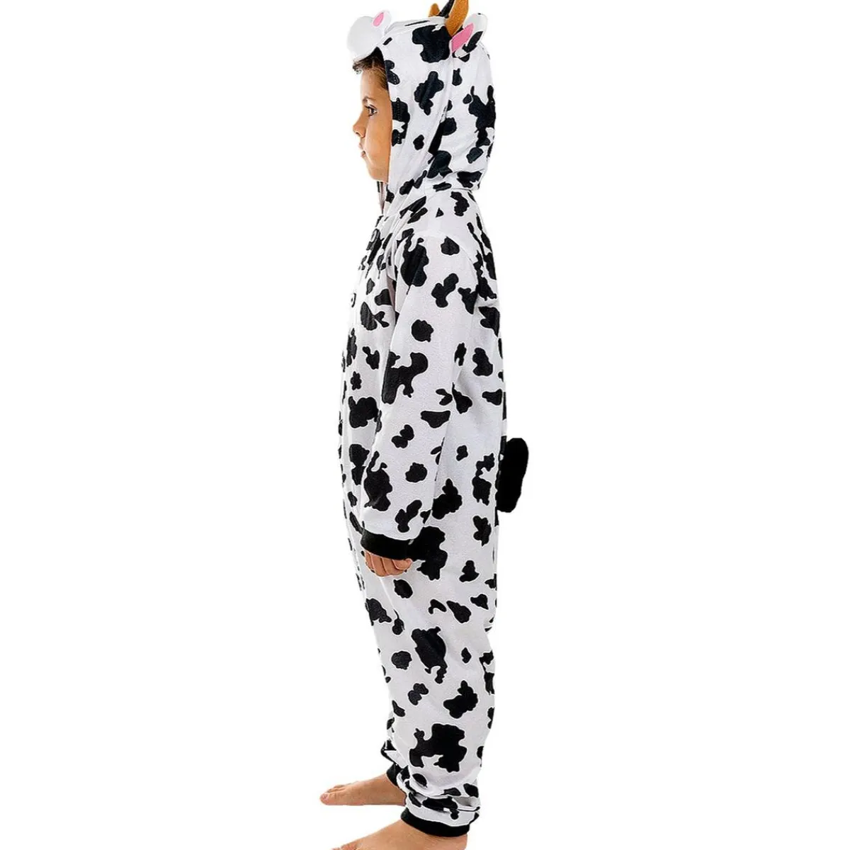 Funidelia Halloween|Disfraces*Disfraz de vaca onesie para niños 7-9 años
