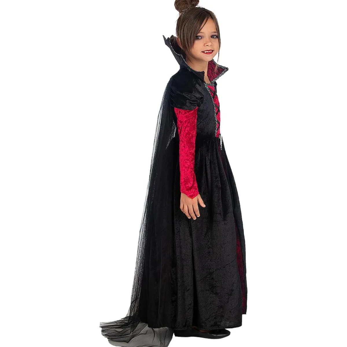 Funidelia Disfraces|Halloween*Disfraz de vampiresa deluxe niña 3-4 años