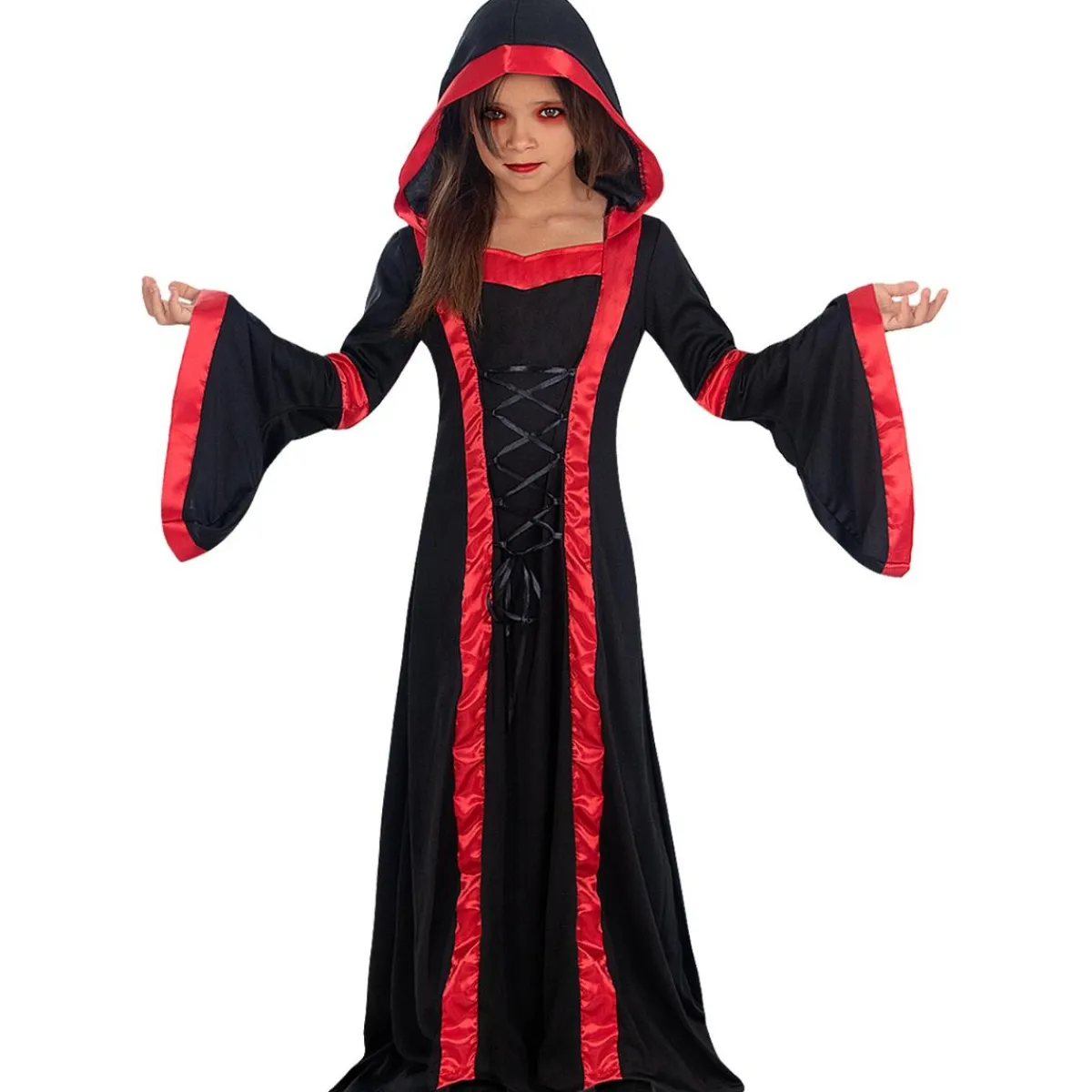 Funidelia Disfraces|Halloween*Disfraz de vampiresa sacerdotisa niña 10-12 años