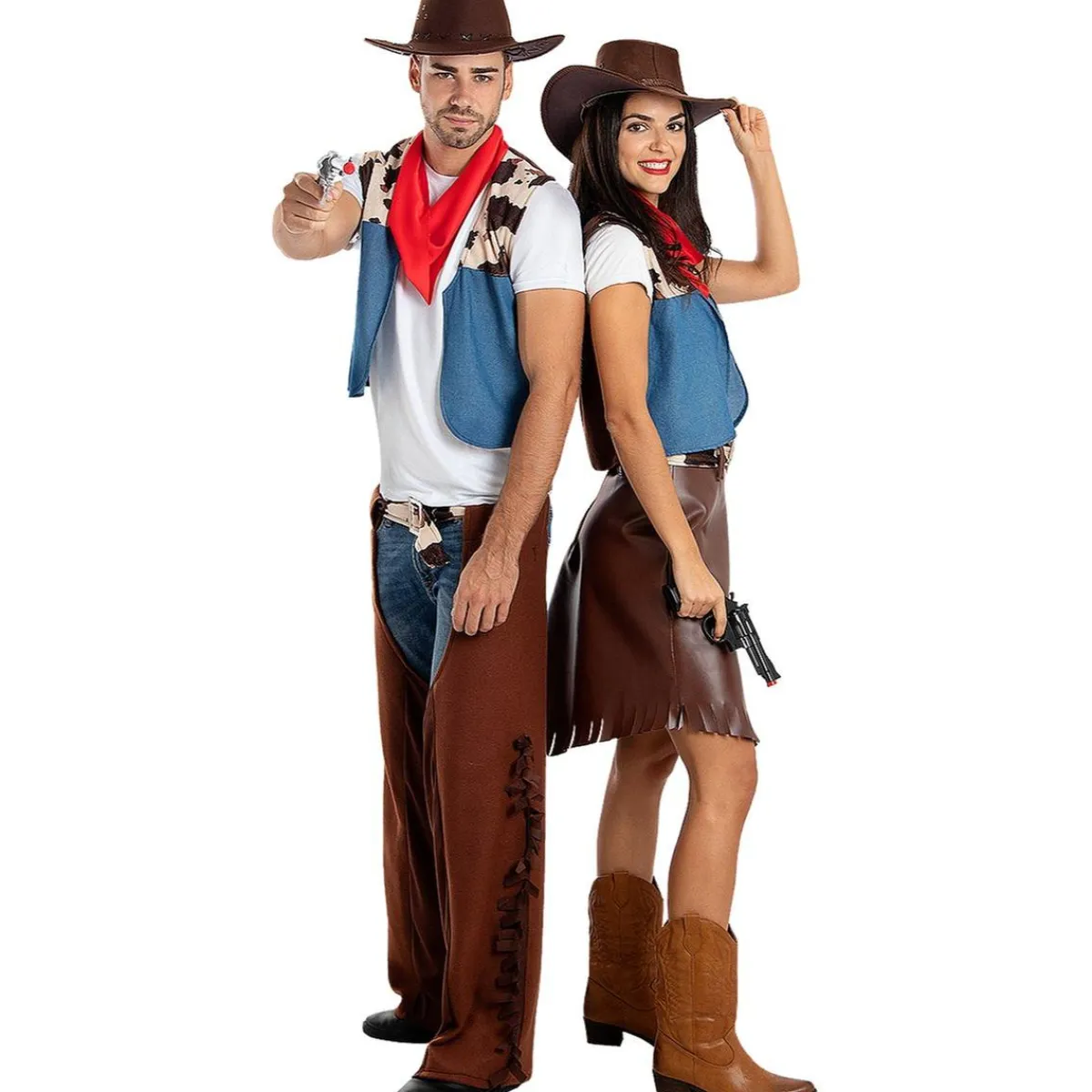 Funidelia Disfraces|Halloween*Disfraz de vaquera para mujer L-XL