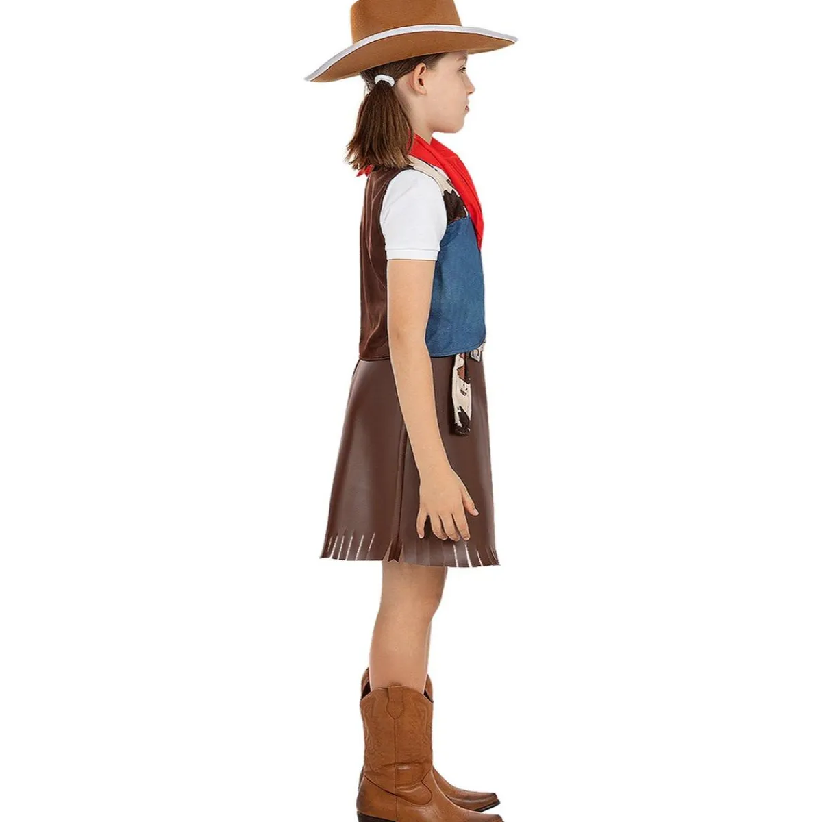 Funidelia Disfraces|Halloween*Disfraz de vaquera para niña 10-12 años