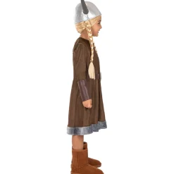 Funidelia Disfraces|Halloween*Disfraz de Vikingo para niña 5-6 años
