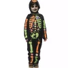 RUBIE'S Disfraces|Halloween*Disfraz Esqueleto Chuches Brillantes Talla S (3-4 años)