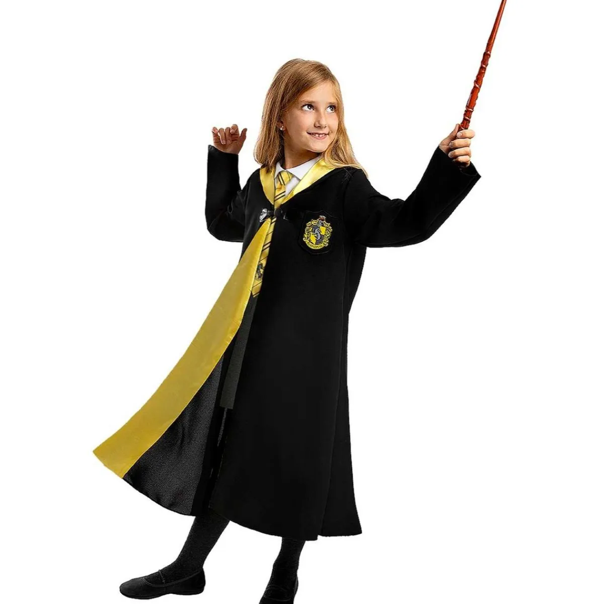 Funidelia Disfraces|Halloween*Disfraz Hufflepuff Harry Potter niño 5-6 años
