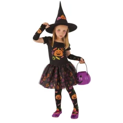RUBIE'S Disfraces|Halloween*Disfraz Infantil - Bruja Candy 8-10 años