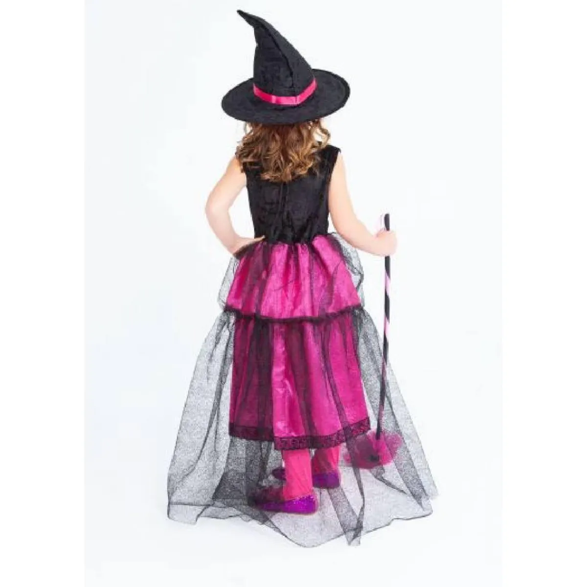 RUBIE'S Disfraces|Halloween*Disfraz infantil - Bruja chic rosa 5-7 años