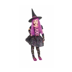 RUBIE'S Disfraces|Halloween*Disfraz infantil - Bruja moonlight rosa 3-4 años