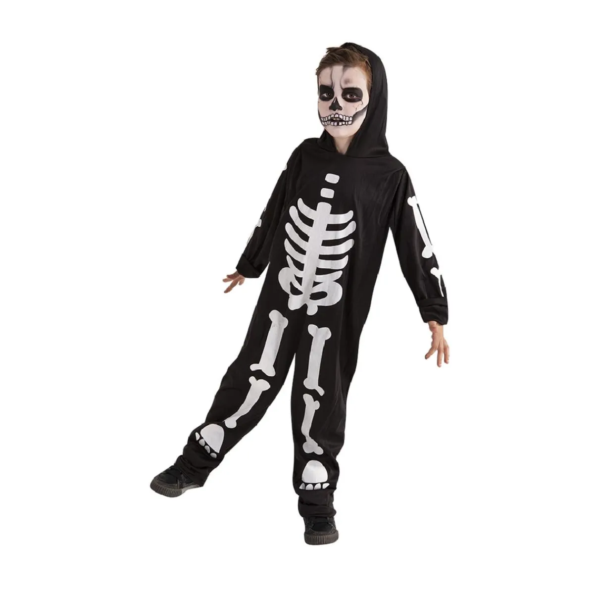 RUBIE'S Disfraces|Halloween*Disfraz Infantil - Esqueleto Brilla en la Oscuridad 3-4 años