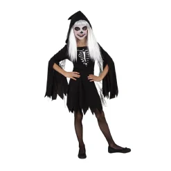 RUBIE'S Disfraces|Halloween*Disfraz Infantil - Esquelita Encapuchada 8-10 años