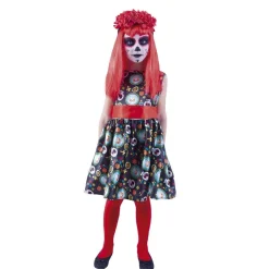 RUBIE'S Disfraces|Halloween*Disfraz infantil - Guadalupe Día de los muertos 5-6 años