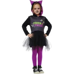 RUBIE'S Disfraces|Halloween*Disfraz infantil - Linda gatita "Truco o Trato" talla L