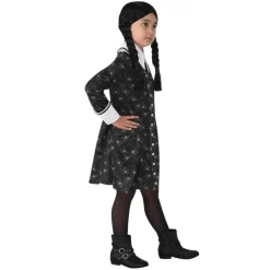 RUBIE'S Disfraces|Halloween*Disfraz infantil - Miércoles Addams talla M