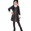 RUBIE'S Disfraces|Halloween*Disfraz infantil - Miércoles Addams talla L