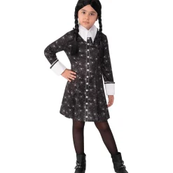 RUBIE'S Disfraces|Halloween*Disfraz infantil - Miércoles Addams talla L