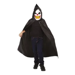 RUBIE'S Disfraces|Halloween*Disfraz Infantil - Payaso Perturbado Encapuchado 8-10 años