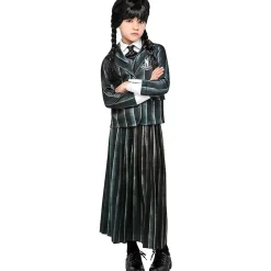 RUBIE'S Disfraces|Halloween*Disfraz infantil - Uniforme Miércoles Addams talla M