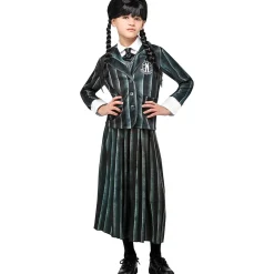 RUBIE'S Disfraces|Halloween*Disfraz infantil - Uniforme Miércoles Addams talla M