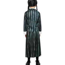 RUBIE'S Disfraces|Halloween*Disfraz infantil - Uniforme Miércoles Addams talla M