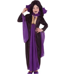 RUBIE'S Disfraces|Halloween*Disfraz Infantil - Vampiresa Gótica Lila 8-10 años