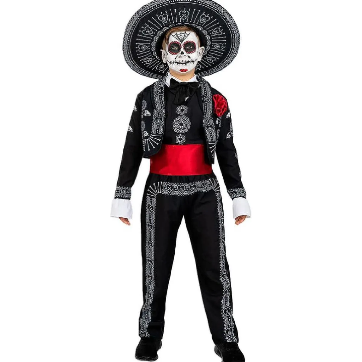 Funidelia Disfraces|Halloween*Disfraz infantil Día de los Muertos (5-6 años)