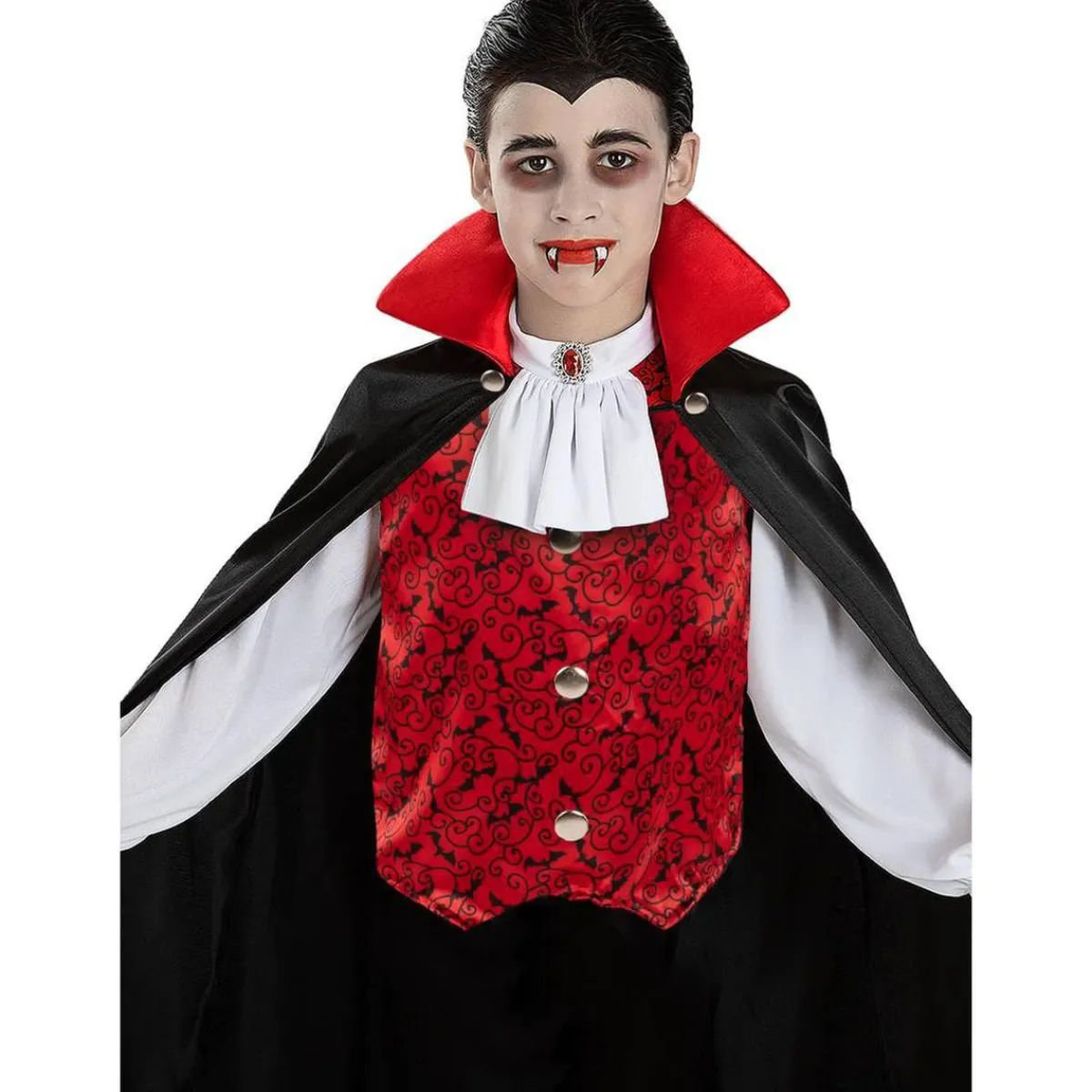 Funidelia Disfraces|Halloween*Disfraz infantil de Conde Drácula (5-6 años)