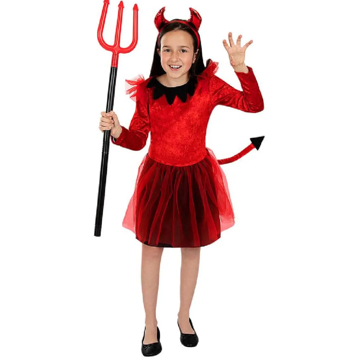 Funidelia Disfraces|Halloween*Disfraz infantil de Diablesa (5-6 años)