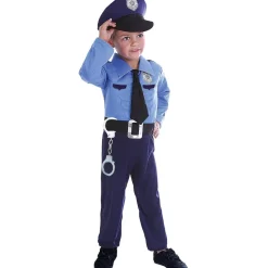 TOYS "R" US Disfraces|Halloween*Disfraz infantil de Policía con músculos 4-6 años ㅤ