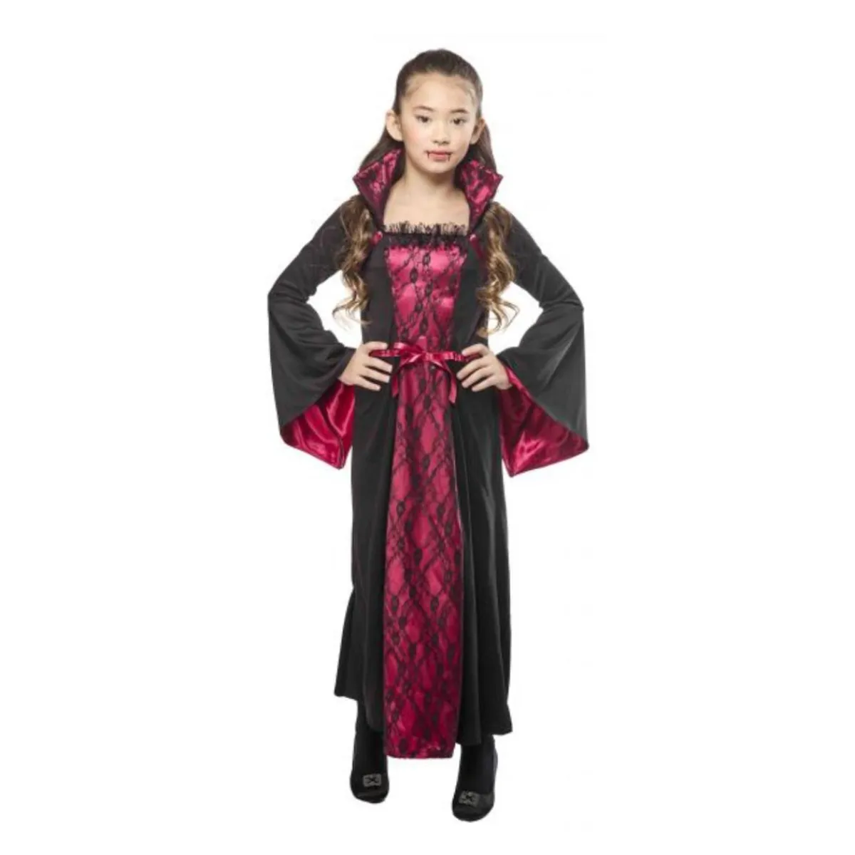 RUBIE'S Disfraces|Halloween*Disfraz infantil Vampiresa Belladonna - Talla S (7-8 años)